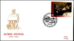 - 2463 - FDC - Belgische Kunstwerken    - 1991-2000