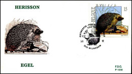 - 2477 - FDC - Natuur - Kleine Zoogdieren    - 1991-2000