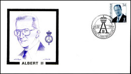- 2690 - FDC - Koning Albert II   - 1991-2000