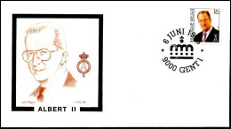 - 2639 - FDC - Koning Albert II   - 1991-2000