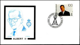 - 2576 - FDC - Koning Albert II   - 1991-2000