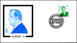 - 2551 - FDC - Koning Albert II   - 1991-2000