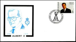 - 2576 - FDC - Koning Albert II   - 1991-2000