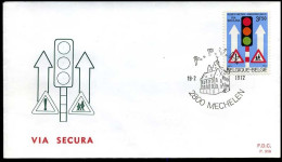 België - FDC -1617 Verkeersveiligheid, Via Secura  --  Stempel : Mechelen - 1971-1980