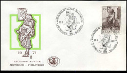 België - FDC -1573 Jeugdfilatelie   --  Stempel : Bruxelles-Brussel - 1971-1980