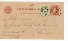 01061 ZADAR TO VENEZIA OSTERREICH POST - Briefkaarten