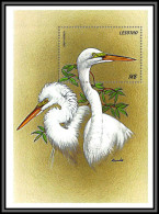 80843 Lesotho Mi N°146 TB Neuf ** MNH Oiseaux Birds Bird Great Egret Grande Aigrette 1999 - Ooievaars