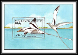 80836 Maldives Mi N°171 TB Neuf ** MNH Oiseaux Birds Bird White Tailed Tropicbird Phaéton 1990 Phaethontidae - Collections, Lots & Séries