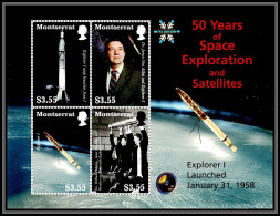 80543 Montserrat N°1408/1411 EXPLORER 50 Years Of Space Exploration Ans Satellites TB Neuf ** MNH Espace (space) 2008 - Montserrat