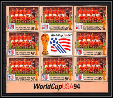 81197b St Vincent Grenadines Mi N°2828 A Holland Team World Cup Coupe Du Monde Usa 1994 TB Neuf ** MNH Football Soccer - 1994 – Estados Unidos