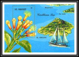 81048 St Vincent Y&t N°177 épice Giroflier Clove Tree Carribean Sea Martinique St Lucie ** MNH Flowers Fleurs 1992 - Piante Medicinali