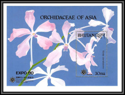 81029 Bhutan Bhoutan Mi BF N°252 Orchidées Orchids Asia ** MNH Fleur Flowers Flower Fleurs 1990 Expo 90 Osaka Japan - Bhután