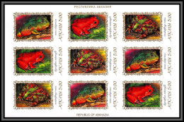 80982 Noyta Frogs Grenouilles Rana Reptiles ** MNH 2000 Non Dentelé Imperf Superbe Visuel - Frösche