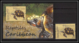 80955a Grenada Carriacou Petite Martinique Mi BF N°656 + Timbre Tortues Tortue Turtle Turtles Reptiles ** MNH 2012 - Turtles