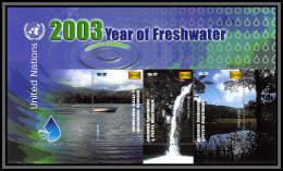 81611 Grenada Carriacou Petite Martinique 2003 Mi N°3941/3943 TB Neuf ** MNH Year Of Freshwater Water Eau Uno Onu - Water