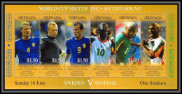 81224 Grenada Grenade Mi N°5144/5149 Sweden Senegal Coupe Du Monde World Cup Japan Korea 2002 ** MNH Football Soccer - 2002 – Corea Del Sur / Japón
