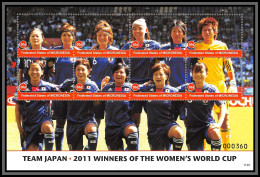 81216 Micronesie Micronesia Mi N°2260/2267 Team Japan 2001 Winners Of Women's Wolrd Cup 2001 ** MNH Football Soccer - Micronésie