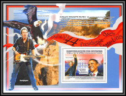 81675 Guinée Guinea 2008 BF 900 Obama Mandela 44ème President Of Usa Eagla Aigle Oiseaux Birds Springsteen ** MNH - Cantanti