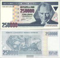 Turkey Pick-number: 211 Uncirculated 1998 250.000 Lira - Türkei