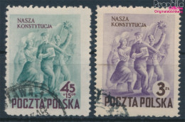 Polen 760-761 (kompl.Ausg.) Gestempelt 1952 Unsere Verfassung (10430435 - Usati