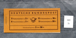 Bund 1955 Markenheftchen 2c Heuss (Reklamedeckel C) Enthalt H-Blatt 3/5 Postfrisch - 1951-1970