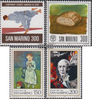 San Marino 1240,1241,1242-1243 (complete Issue) Unmounted Mint / Never Hinged 1981 Judo European Championship, Nutrition - Unused Stamps