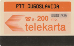 PHONE CARD JUGOSLAVIA  (E13.25.2 - Jugoslawien