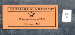 Bund 1963 Markenheftchen 7b Durer (Reklame: Bohringer) Enthalt H-Blatt 11 Postfrisch - 1951-1970