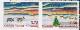 Denmark - Greenland 523-524 Couple (complete Issue) Unmounted Mint / Never Hinged 2008 Christmas - Unused Stamps