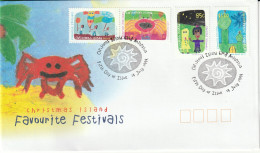 Christmas Island 1999, FDC Unused, Important Annual Celebrations: Children's Drawings. - Christmas Island