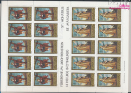 Liechtenstein 1341Klb-1346Klb Kleinbogen (kompl.Ausg.) Postfrisch 2004 Nothelfer (10419250 - Unused Stamps