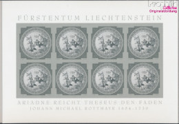 Liechtenstein 1555S Klb-1556S Klb Kleinbogen (kompl.Ausg.) Schwarzdruck Postfrisch 2010 Fürstliche Schätze (10419244 - Unused Stamps