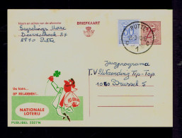 Gc8752 BELGIQUE "10.000.000" Prize Games Loterie "NATIONALE LOTERIJ" Mailed 1970 - Unclassified