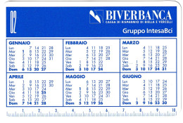 Calendarietto - Biverbanca - Cassa Di Risparmio Di Biella E Vercelli - Anno 2002 - Kleinformat : 2001-...