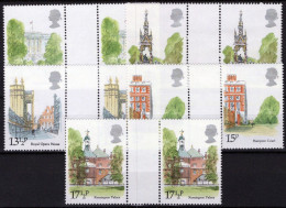 ZAYIX Great Britain 910-914 MNH Gutter Pairs Architecture Opera House 021023S171 - Other & Unclassified