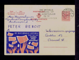 Gc8754 BELGIQUE "10.000.000" Prize Games Loterie "NATIONALE LOTERIJ" Mailed 1966 - Unclassified