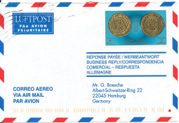 Qatar Air Mail Cover Sent To Germany Single Franked - Qatar