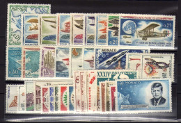 Monaco  - 1964 - Timbres De L'Annee - Aviation - Jeux Olympiques -  Prince Rainier III - Neufs** - MNH - Nuovi