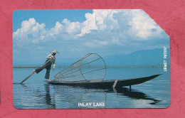 Myanmar- MPT- Inlay Lake- Magnetic Phone Card Used By 100 Units- - Myanmar