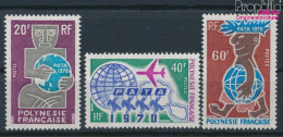 Französisch Polynesien 108-110 (kompl.Ausg.) Postfrisch 1970 Förderung Des Tourismus (10419975 - Nuevos