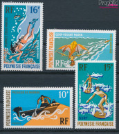 Französisch Polynesien 129-132 (kompl.Ausg.) Postfrisch 1971 Wassersport (10419966 - Nuevos