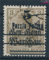 Polen 15I Gestempelt 1918 Germania Mit Aufdruck (10430367 - Used Stamps