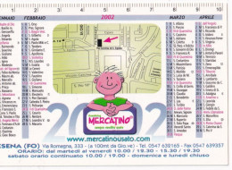 Calendarietto - Franshising - Mercatino - Cesena - Anno 2002 - Kleinformat : 2001-...