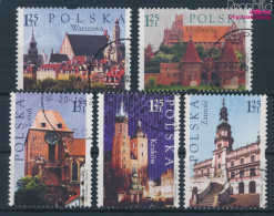 Polen 4155-4159 (kompl.Ausg.) Gestempelt 2004 UNESCO Welterbe: Städte (10432482 - Used Stamps