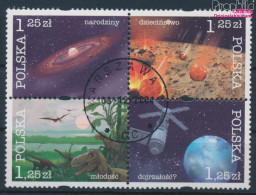 Polen 4162-4165 Viererblock (kompl.Ausg.) Gestempelt 2004 Geschichte Der Erde (10432480 - Used Stamps