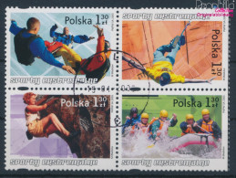 Polen 4176-4179 Viererblock (kompl.Ausg.) Gestempelt 2005 Extremsport (10432473 - Used Stamps