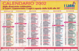 Calendarietto - Il Lagi - Centro Commerciale - Anno 2002 - Kleinformat : 2001-...