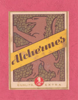 Label New, Alchermes. Qualità Extra. Maker  -Gubra. 128 X 98 Mm - Alcohols & Spirits