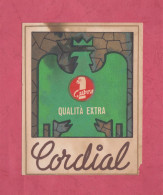 Label New, Cordial, Qualità Extra. Maker  -Gubra.Condition As Per Scan. Wet Spots On The Back. A25x 98mm. - Alcools & Spiritueux