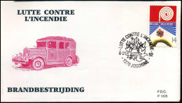 FDC - 2443  Brandbestrijding  - Stempel :  Jodoigne - 1991-2000